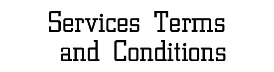 Services Terms and Conditions image